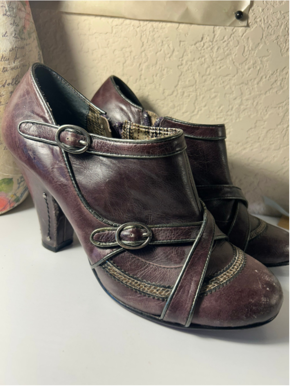 Bobbi Blu Brown Ankle Booties Size 8.5